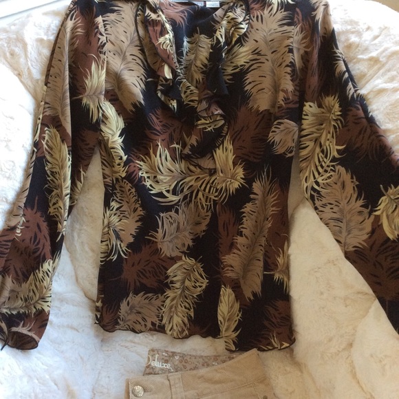 Dress Barn NWOT, Blouse, NWOT Pants & Jewelry outfit. - Picture 6 of 8